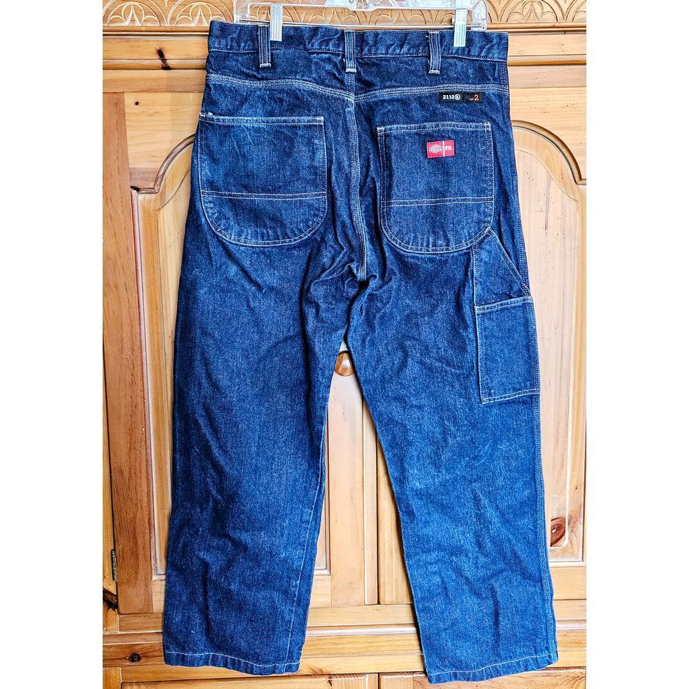 Dickies FR Flame Resistant Carpenter Work‎ Jeans Denim Safety Workwear 34x30